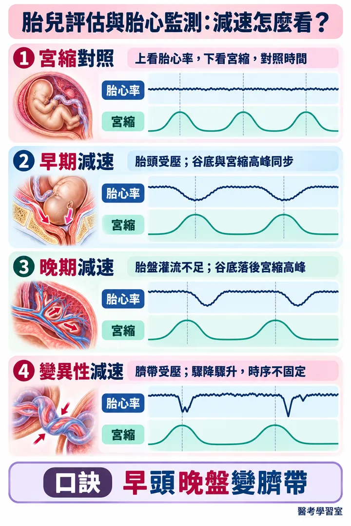 圖解:胎心監測減速判讀
