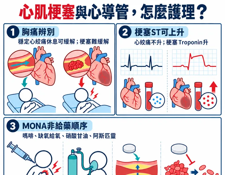 心肌梗塞與心導管圖解預覽