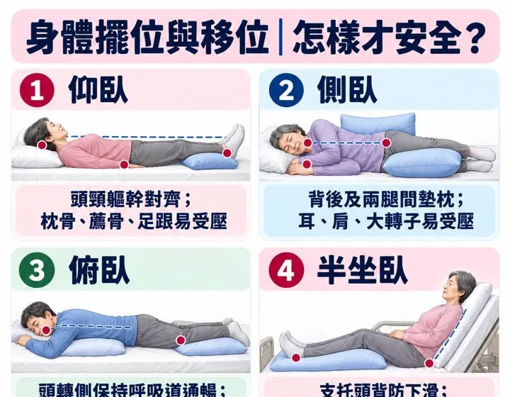 身體擺位與移位圖解預覽