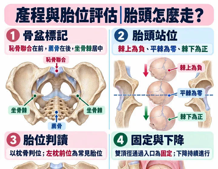 產程與胎位評估圖解預覽