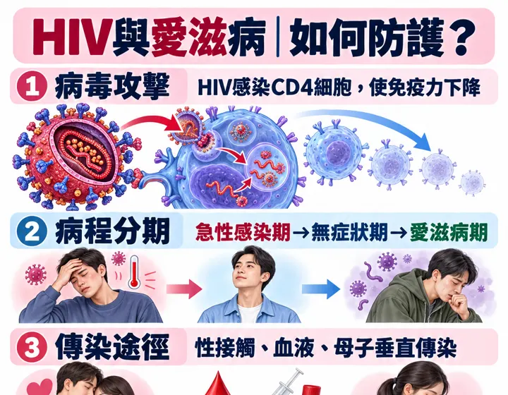 HIV與愛滋病圖解預覽