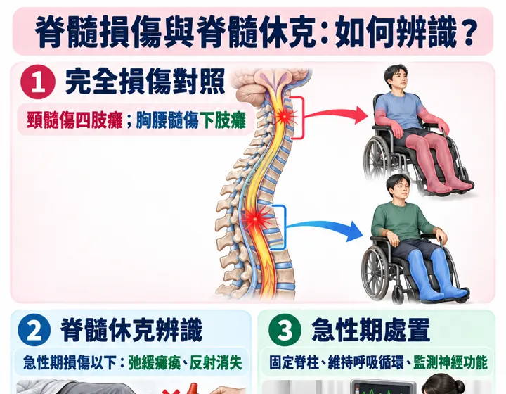 脊髓損傷與脊髓休克圖解預覽
