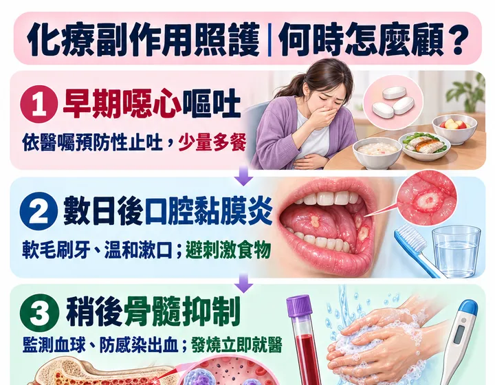 化療副作用照護圖解預覽