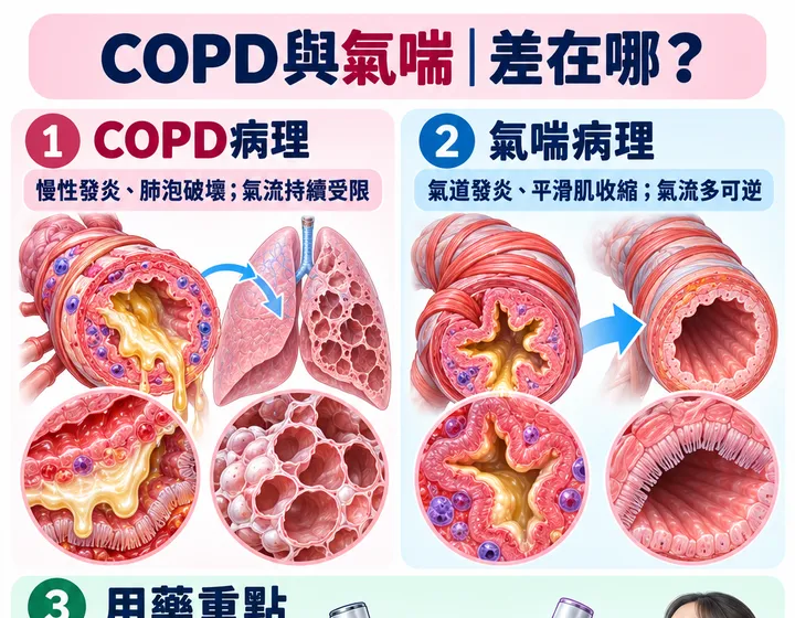 COPD與氣喘圖解預覽