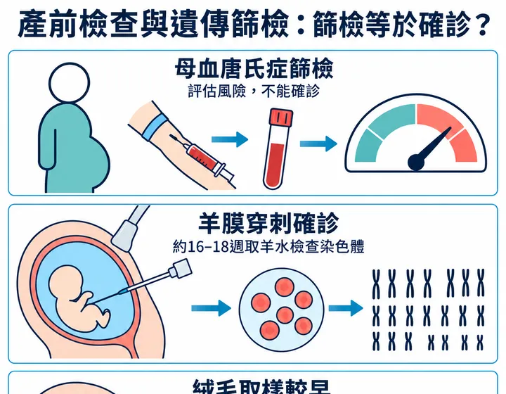 產前檢查與遺傳篩檢圖解預覽