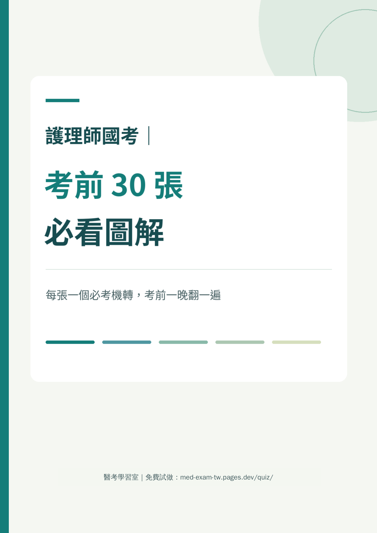 護理師國考考前 30 張必看圖解封面